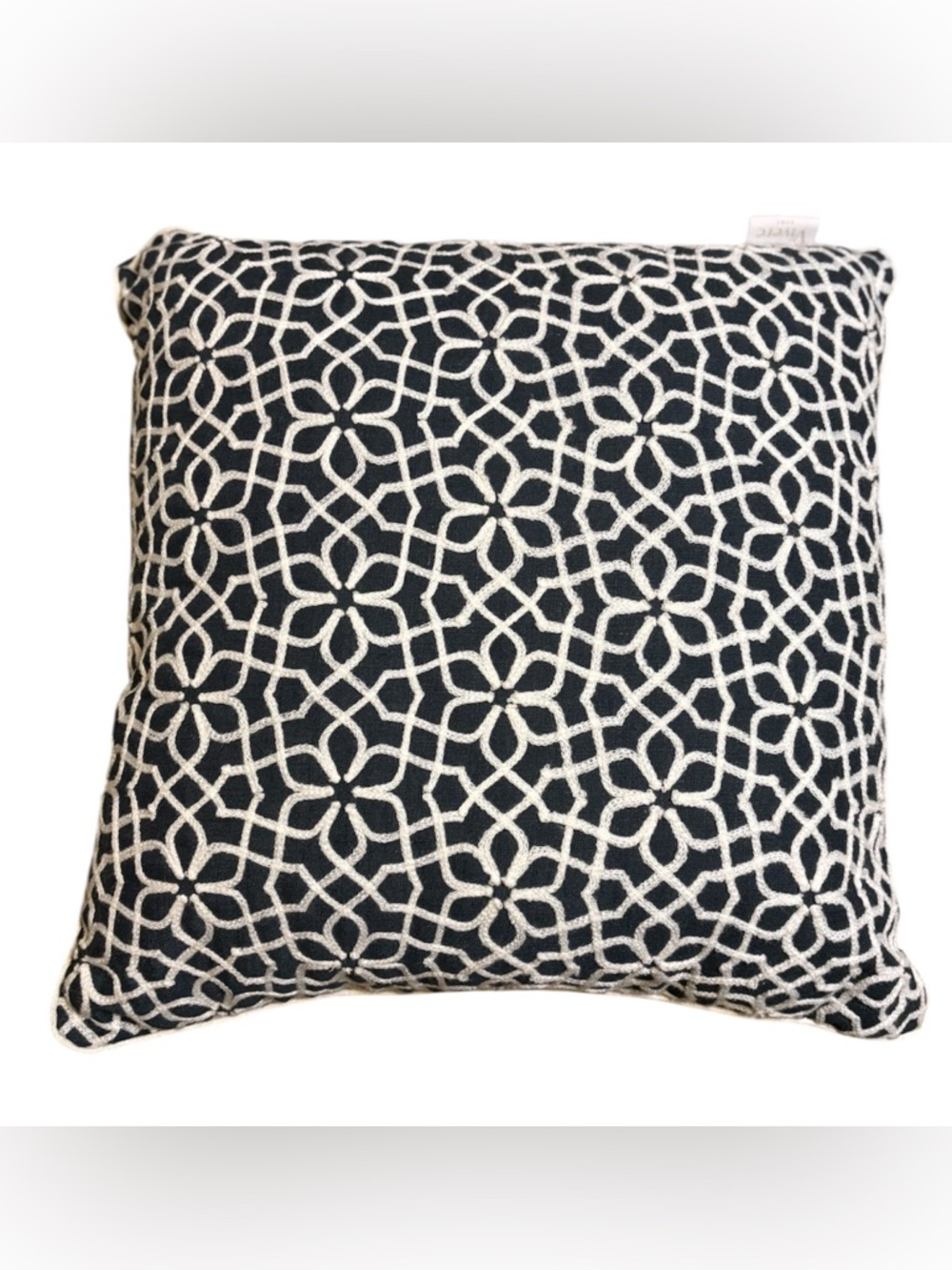 Vivere Home Embroidered Pillow